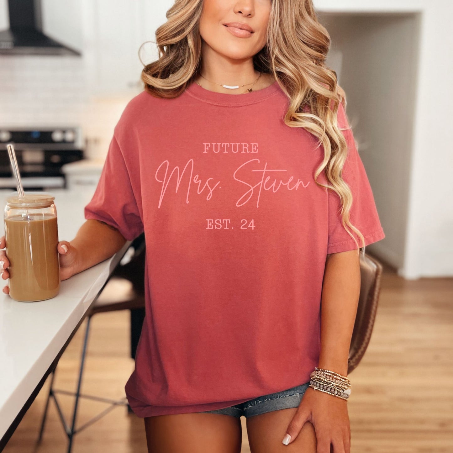Custom Bride Shirt I For Bachelorette I For Bride & Groom I Comfort Colors© Shirt