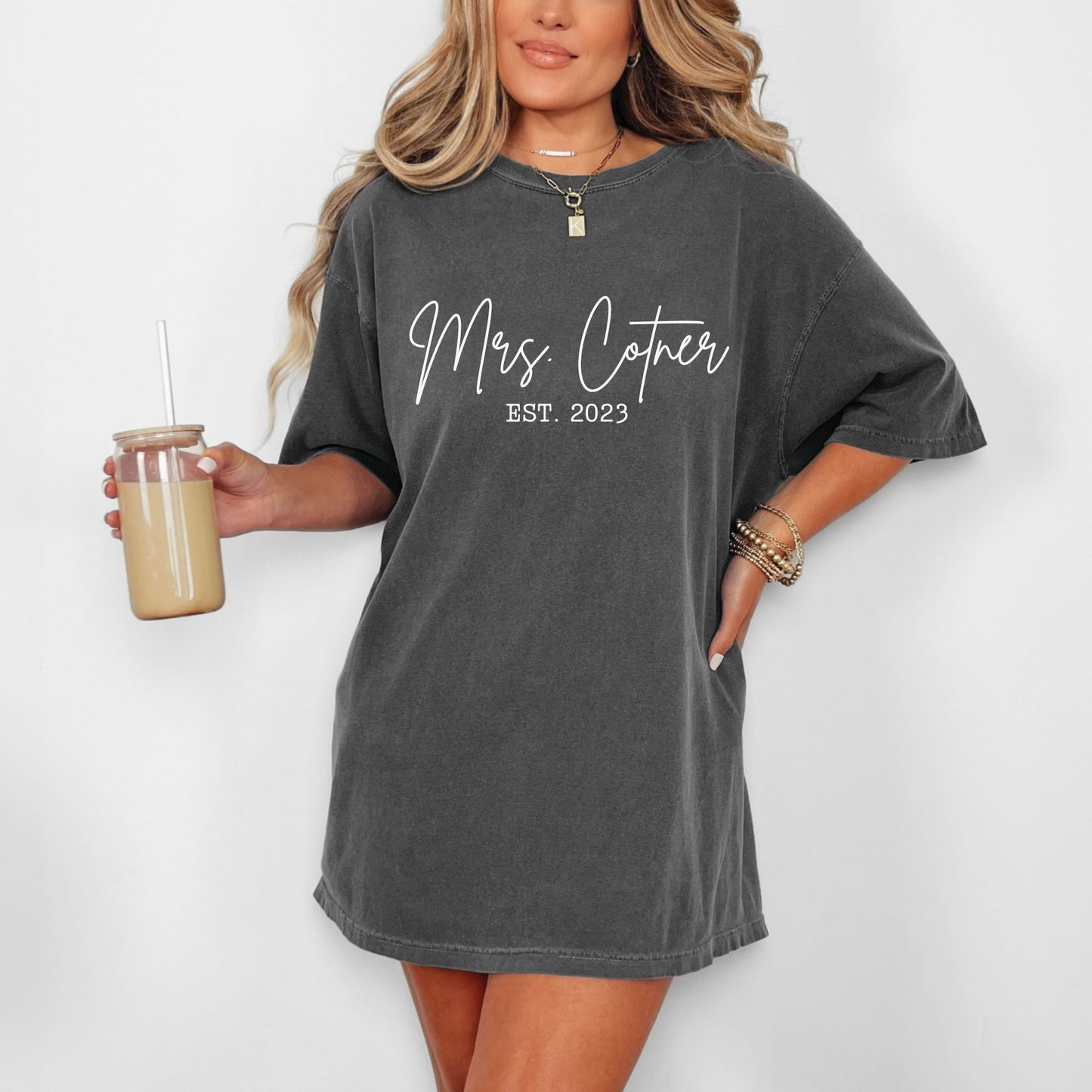 Custom Bride Shirt I For Bachelorette I For Bride & Groom I Comfort Colors© Shirt