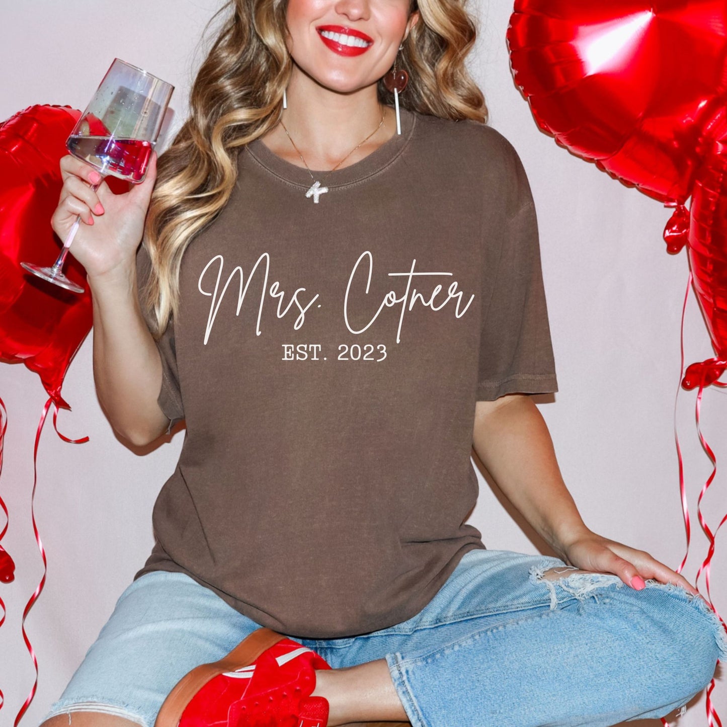 Custom Bride Shirt I For Bachelorette I For Bride & Groom I Comfort Colors© Shirt