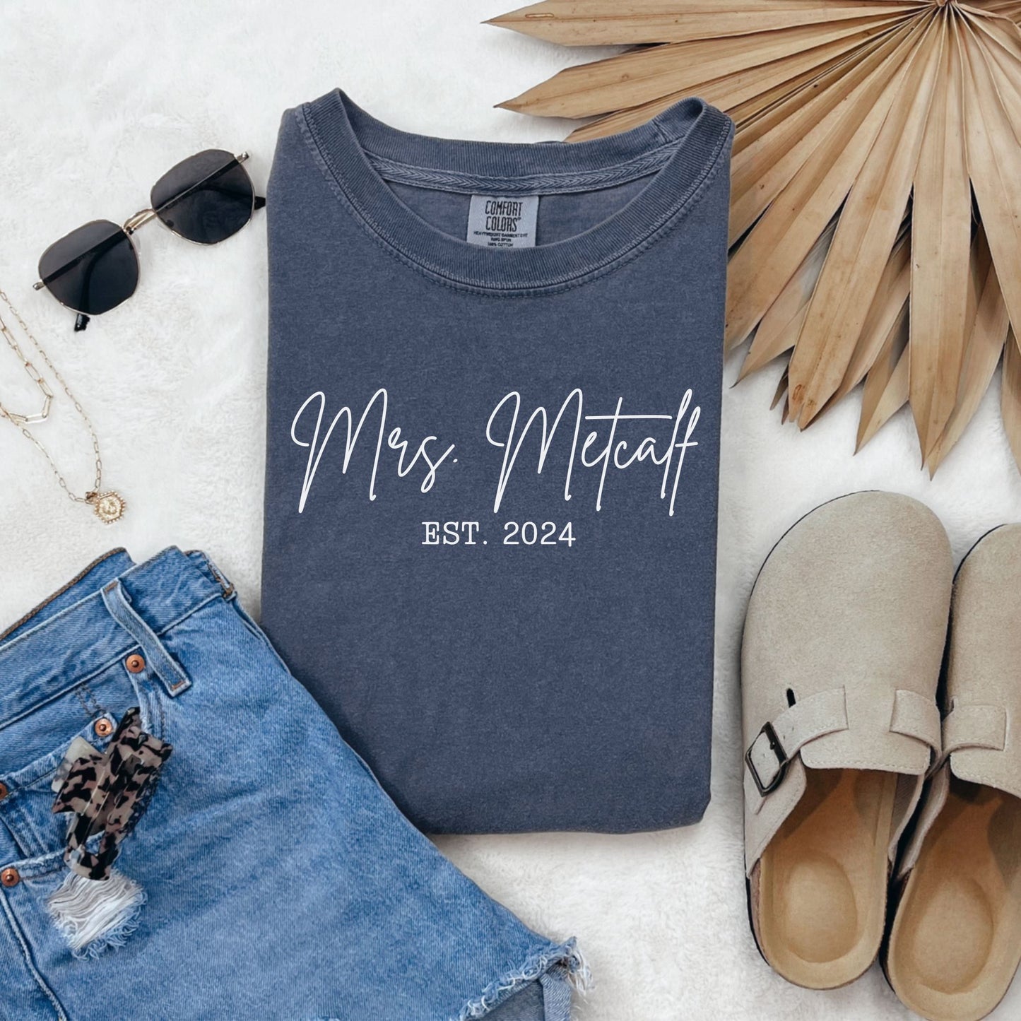 Custom Bride Shirt I For Bachelorette I For Bride & Groom I Comfort Colors© Shirt