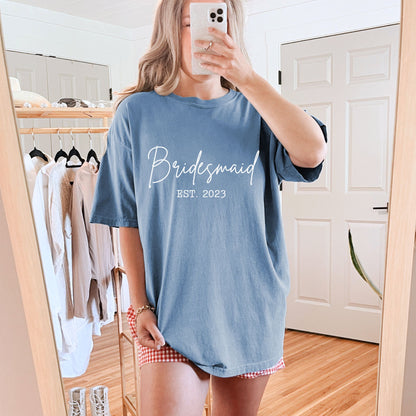 Custom Bride Shirt I For Bachelorette I For Bride & Groom I Comfort Colors© Shirt