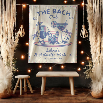 Beach Bachelorette Banner – Custom Bach Décor | #54