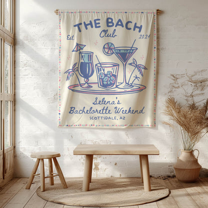 Beach Bachelorette Banner – Custom Bach Décor | #54